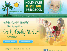 Tablet Screenshot of hollytreechildcare.com